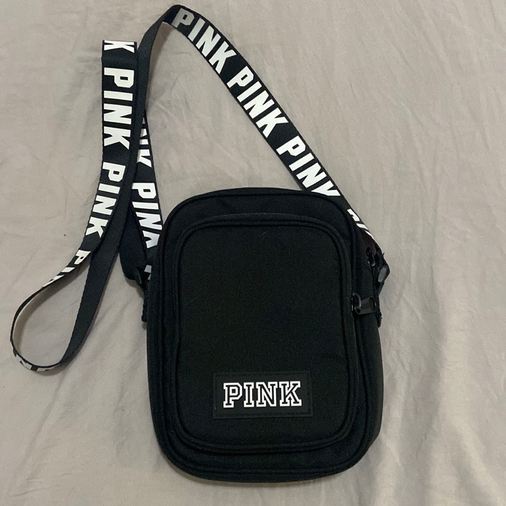 Victorias Secret PINK Crossbody Bag (black/white)